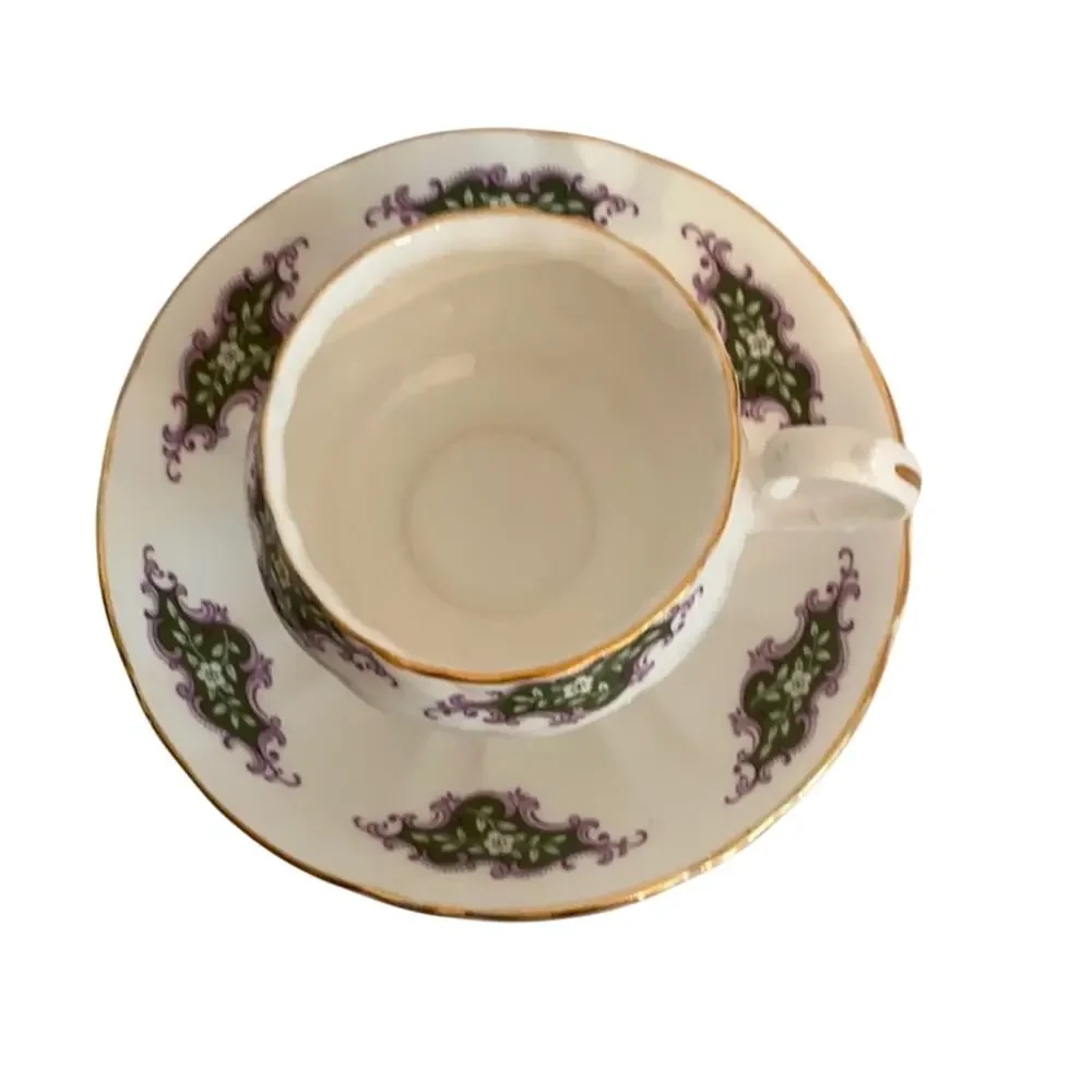 Ashley Bone China tea cup & saucer set English Porcelain Floral Pattern